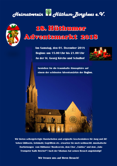 Einladung Adventmarkt 2018