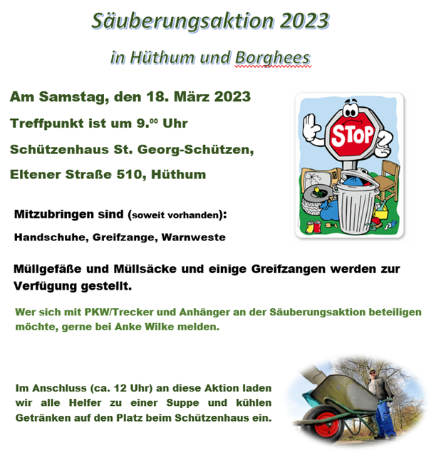 Einladung Säuberungsaktion 2023 Foto