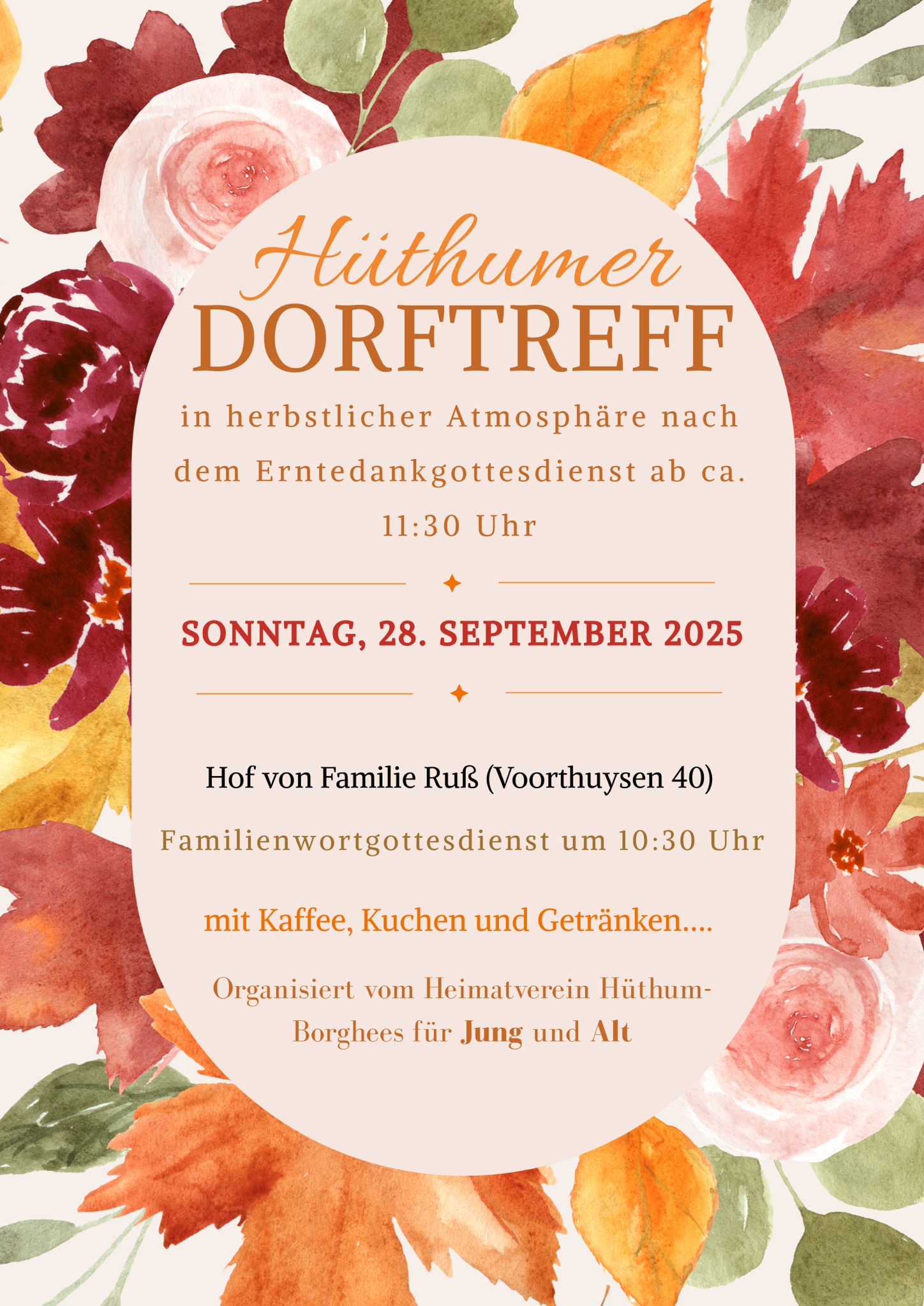 Flyer Erntedank 2025